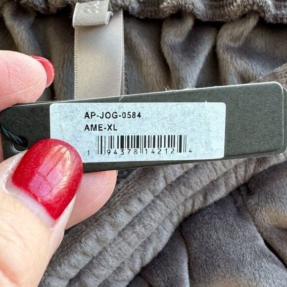 NWT SKIMS Velour Velvet Jogger Fleece Pants Women’s Size XL Amethyst Loungewear - Picture 10 of 13